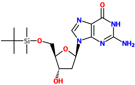 MC080668 5'-tert-Butyldimethylsilyloxy-2'-deoxyguanosine (图片) MC080668 5'-tert-Butyldimethylsilyloxy-2'-deoxyguanosine